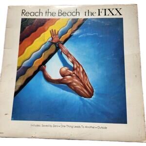 The Fixx Reach the Beach 1983 LP Vinyl Original MCA-5419 Gloversville Press Rock